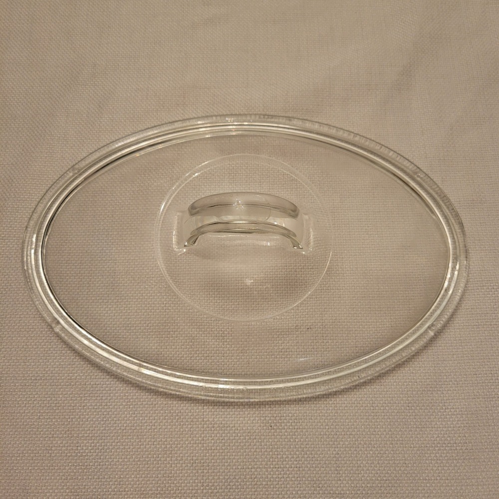 Pyrex Glass Oval Replacement Lid Clear L-31-C Casserole Cover
